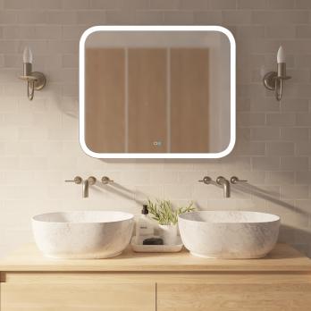 Зеркало MIXLINE "Стив-2" 800*685 (ШВ) сенсорный выключатель, светодиодная подсветка + подогрев