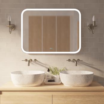 Зеркало MIXLINE "Стив-2" 915*685 сенсорный выключатель, светодиодная подсветка+ подогрев