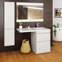 Тумба д/ванной "СОЗВЕЗДИЕ-56"под рак.над ст.маш. БИЛЛ-120(MIXLINE)унив(ПВХ)