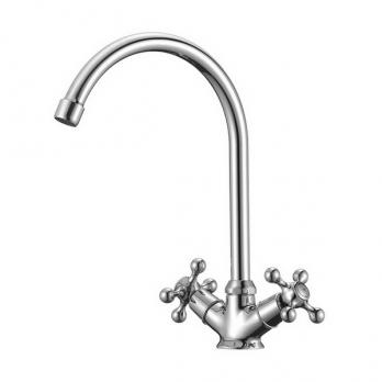 Смеситель для кухни 1/2 кер Milardo DUPSB0JM05 "Duplex" высокий пов излив  ХРОМ