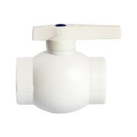 Кран шар 40 ручка PP-R EVER® plast БЕЛЫЙ (Россия)