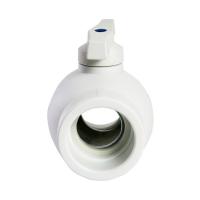 Кран шар 63 ручка PP-R EVER® plast БЕЛЫЙ (Россия)