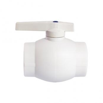 Кран шар 63 ручка PP-R EVER® plast БЕЛЫЙ (Россия)