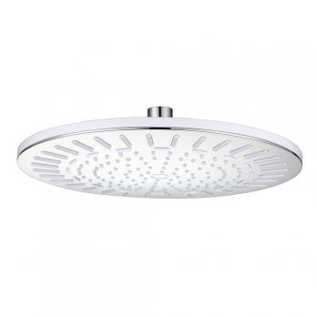 Лейка для душа FRAP F008-25 (тропический душ, круг D245мм, 1 режим, белый/хром)