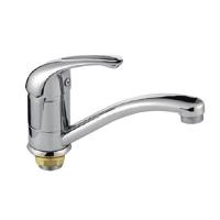 Смеситель для кухни 40к F4529-2-B FRAP (плоск.пов. излив, п/гайку, хром, силумин)