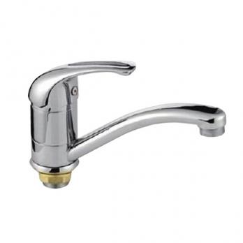 Смеситель для кухни 40к F4529-2-B FRAP (плоск.пов. излив, п/гайку, хром, силумин)