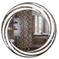 Зеркало MIXLINE "Беатрис" D800 сенсорный выключатель, светодиодная подсветка,с гравировкой