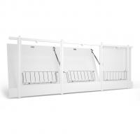 Экран для ванны с откидными дверцами   1,7 (Белый)