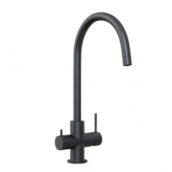 Смеситель для кухни 35k MIXLINE MLSS-03202 ЧЕРНЫЙ  подкл.к фильтру*