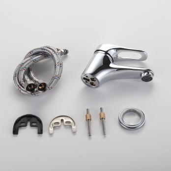 Смеситель для раковины 35к F1013 FRAP (литой, п/шпильку, хром, латунь)