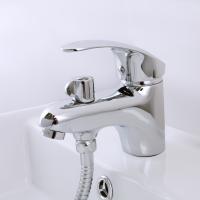 Смеситель для раковины с лейкой 40к F1221 FRAP (литой, п/шпильку, хром, латунь)