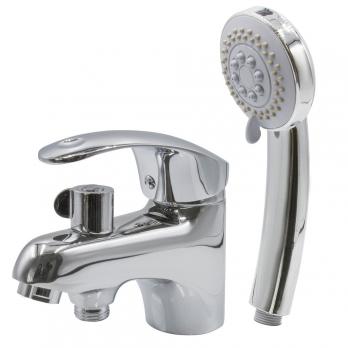 Смеситель для раковины с лейкой 40к F1221 FRAP (литой, п/шпильку, хром, латунь)