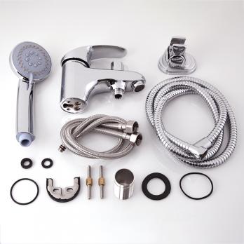 Смеситель для раковины с лейкой 40к F1221 FRAP (литой, п/шпильку, хром, латунь)