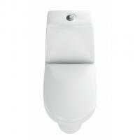 Унитаз-компакт "Браво" белый (гориз, нижн, сид. полип., 2-кн.арм.) (Rosa)