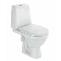 Унитаз-компакт "Браво" белый (гориз, нижн, сид. полип., 2-кн.арм.) (Rosa)