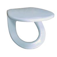 Сиденье для унитаза "Премьер-Люкс" м/лифт белое (Rosa)