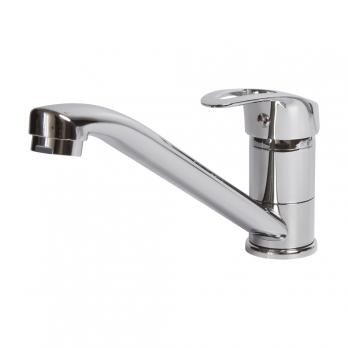 Смеситель для кухни 35к F4239-В FRAP (плоск.длин.пов. излив, п/шпильку, хром, силумин)