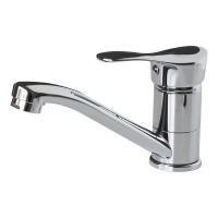 Смеситель для кухни 35к F4514-2-B FRAP (плоский пов.излив, п/гайку, хром, силумин)