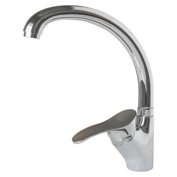 Смеситель для кухни 40к F4101-2 FRAP (выс.пов.излив, п/гайку, хром, латунь)