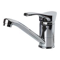 Смеситель для кухни 40к F4501-2 FRAP (плоский пов.излив, п/гайку, хром, латунь)