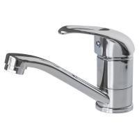 Смеситель для кухни 40к F4503 FRAP (плоский пов.излив, п/шпильку, хром, латунь)