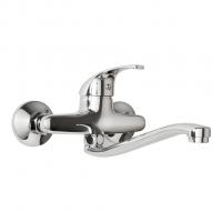 Смеситель для кухни 40к F4629-B FRAP настенный (повор. S-излив, хром, силумин)