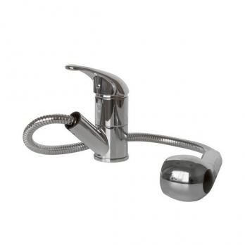 Смеситель для кухни душ 40к F6003 FRAP (ВЫДВИЖ.ЛЕЙКА 2 реж, п/шпильку, хром, латунь)