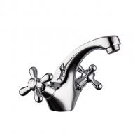 Смеситель для раковины 1/2 кер F1025 FRAP КРЕСТ (литой, хром, латунь)