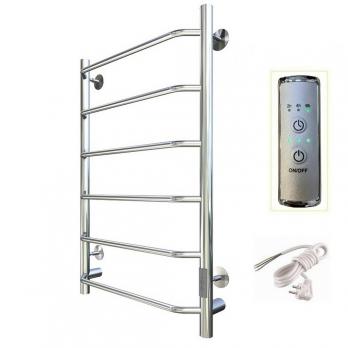Полотенцесушитель электрический ЛЦ 80х50 6 пер ТРАПЕЦИЯ унив (скрыт подкл, таймер, 296Вт) ТРУГОР