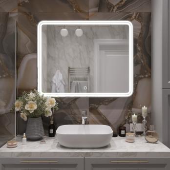 Зеркало MIXLINE "Адриана" 1000*800 (ШВ) сенсорный выключатель, светодиодная подсветка