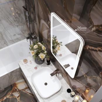 Зеркало MIXLINE "Адриана" 600*800 (ШВ) сенсорный выключатель, светодиодная подсветка