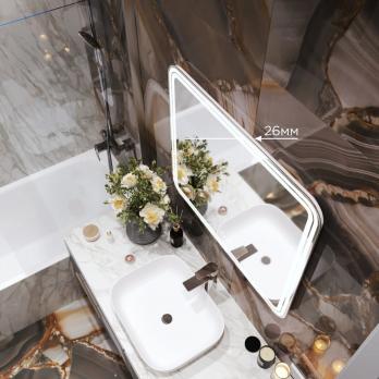 Зеркало MIXLINE "Адриана" 800*700 (ШВ) сенсорный выключатель, светодиодная подсветка