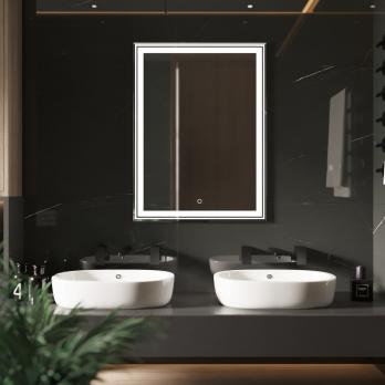 Зеркало MIXLINE "Мелис" 600*800 (ШВ) сенсорный выключатель, светодиодная подсветка