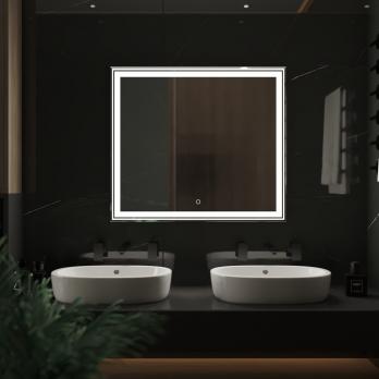 Зеркало MIXLINE "Мелис" 800*700 (ШВ) сенсорный выключатель, светодиодная подсветка