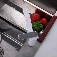 Смеситель для кухни 35к F4531 FRAP б/отв (пов. излив, п/гайку, белый/хром, латунь)