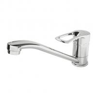 Смеситель для кухни 40к F49701-B FRAP (дли. плоск. пов. излив, п/гайку, хром, силумин)