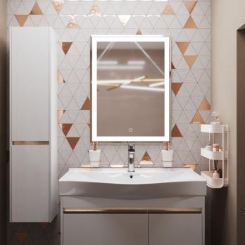 Зеркало MIXLINE "Минио" 600*800 (ШВ) сенсорный выключатель, светодиодная подсветка