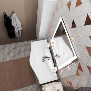 Зеркало MIXLINE "Минио" 600*800 (ШВ) сенсорный выключатель, светодиодная подсветка