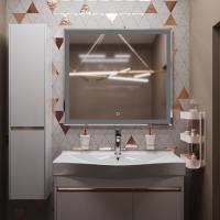 Зеркало MIXLINE "Минио" 900*800 (ШВ) сенсорный выключатель, светодиодная подсветка