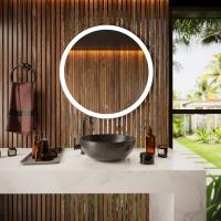 Зеркало MIXLINE "Мия" D700 сенсорный выключатель, светодиодная подсветка