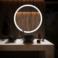 Зеркало MIXLINE "Мия" D800 сенсорный выключатель, светодиодная подсветка