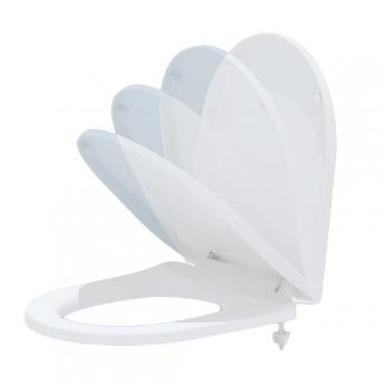 Сиденье для унитаза  белое АНИ ПЛАСТ WS0300 пласт. креп. (Элеганс,Комфорт,Алькор,Бореаль, Универсал)