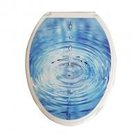 Сиденье для унитаза "Универсал Декор" Капля  Росспласт