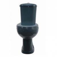 Унитаз-компакт "Дора" зелёный (гориз, нижн, сид, арм) (Ст.Оскол)