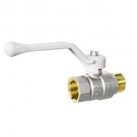Кран шаровой 1/2'' вн/нар рукоятка БЕЛАЯ LD PRIDE