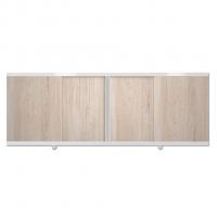 Экран для ванной купе 1,5 (беленый дуб)