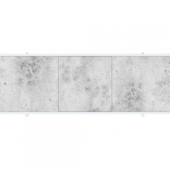 Экран для ванны ПРЕМИУМ А (алюм. профиль) 1,7 серый бетон