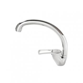 Смеситель для кухни 40к F41701-B FRAP (выс. пов. излив, п/гайку, хром, силумин)