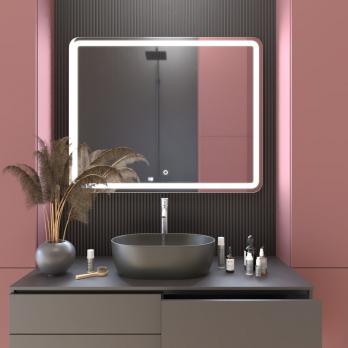 Зеркало MIXLINE "Альдо" 1000*800 (ШВ) сенсорный выключатель, светодиодная подсветка