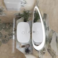 Зеркало MIXLINE "Эдда" D700 сенсорный выключатель, с гравировкой